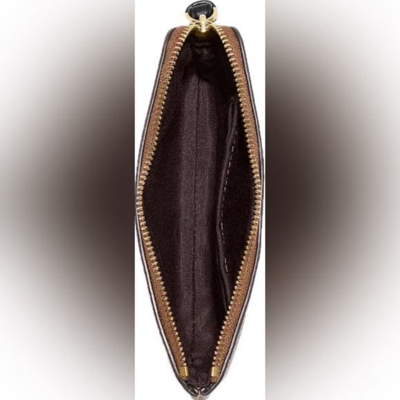 NWT COACH CORNER ZIP WRISTLET - SIGNATURE CANVAS - WHITE STRIPE❕🤍❕, OS, BNWTIB - Picture 3 of 6